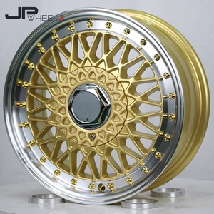 Klassieke zwarte aluminium velgen 13-19 inch 100mm PCD mesh design M1008B voor personenauto's - Product Image 6