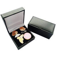 Fabricant de haute qualité en gros conçu velours boîtes à bijoux prix cadeaux commémoratifs épinglettes présentation coffrets cadeaux