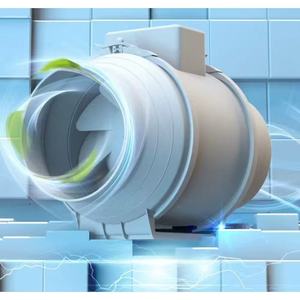 मिश्रित-प्रवाह प्रशंसक (4-इंच 6-इंच 8-इंच) रसोई तेल के फ्यूम बाथरूम वेंटिलेशन बूस्टर के लिए लचीला निकास प्रशंसक - Product Image 3