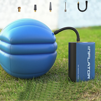 Matériau ABS de pompe de gonflage d'air électrique Rechargeable rapide pour toutes les balles gonflables-pour ballons de rugby de basket-ball de football