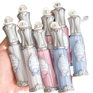 Flower Knows Shell's Jewel Lip <span class=keywords><strong>Essence</strong></span>, Lápiz Labial Líquido Mineral, Resistente al Agua, Larga Duración, Cuidado Labial Transparente, Maquillaje con Efecto Espejo - Product Image 1