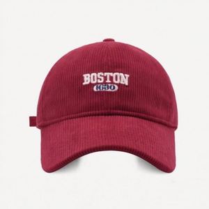 Gorra de Béisbol de Pana Personalizada al por Mayor con 6 Paneles y Bordado Original del Logotipo de Boston - Product Image 2