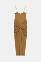 PB&ZA Vente en gros Nouveautés d'été Vêtements pour femmes : Robe plissée ajustée à col cœur 5039243
