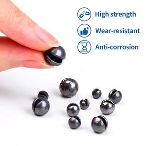 50 pièces/paquet Plombs de pêche à la <span class=keywords><strong>carpe</strong></span> en forme d'œuf Plombs fendus Plombs de pêche - Product Image 5