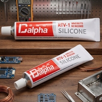 Caoutchouc de silicone RTV1 à haute élasticité et anti-choc, durci à chaud, pour instruments de test, scellant thermique électronique interne