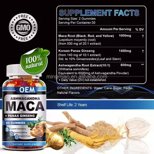 24 aylık raf ömrü-Maca kök Ginseng özü-erkek hormonu dengesi Gummies-erkek Maca takviyesi - Product Image 4