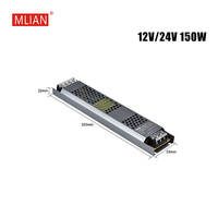 Alimentation à découpage réglable 150W en gros, sortie DC-DC 12V/15V/24V/36V/48V avec courant 5A, entrée 220V fréquence 60Hz