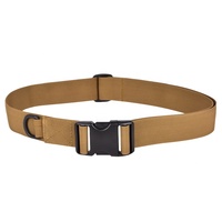 Ceinture Tactique Légère en Toile de Nylon avec Boucle en Plastique, Largeur 3,8 cm, Sans Métal, Adaptée aux Hommes et Femmes pour le Travail en Extérieur et les Aéroports