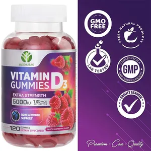 Customizable D3 Vitamin Gummies Vegan Vitamin D3 Gummies Vitamin D3 Hair Gummies