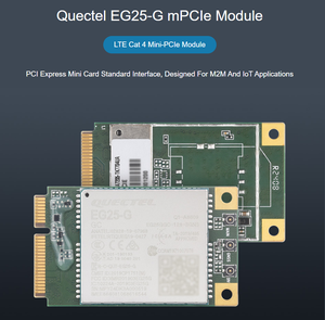 โมดูล EG25-G MPCIe, โมดูล LTE Cat 4 พร้อมรูปแบบการ์ด PCI Express Mini, รองรับโหมดการสื่อสารไร้สายหลากหลายรูปแบบ - Product Image 2