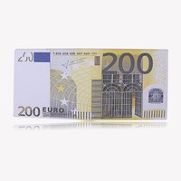 Bifold court carte de crédit Unique PU billet unisexe imprimé 100 Dollar Bill argent portefeuille femmes 2023