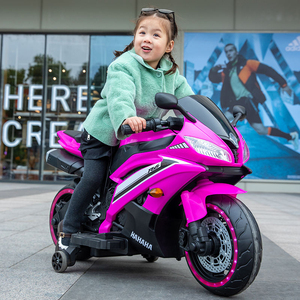 <span class=keywords><strong>Moto</strong></span> électrique pour enfants personnalisable, avec musique, lumières et roues d'apprentissage - Product Image 4