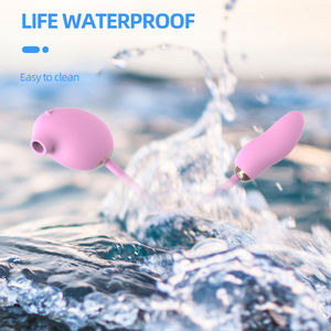 Kovida Hot Sale Siliconen Clitoris Massage Likker Tepel Klemmen Zuigen Ei Vibrators Seksspeeltjes Vagina - Product Image 4