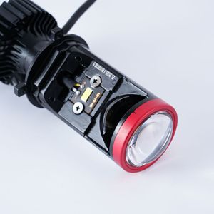 Đèn pha ô tô <span class=keywords><strong>LED</strong></span> siêu sáng Y8, tụ sáng công suất cao tích hợp thấu kính xa, 12V/24V, bóng đèn mắt cá H4 độ chế, mẫu X3 - Product Image 3