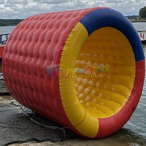 Funny summer water sports <b>entertainment</b> hamster wheel commercial inflatable water roller for kids and adults - Product Image 2