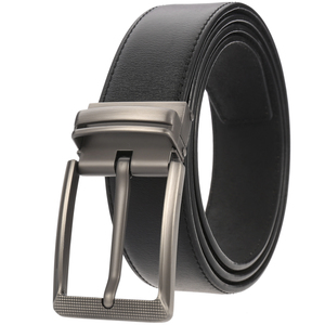 Ceinture en cuir véritable <span class=keywords><strong>pour</strong></span> homme LY35-000012-3, vente directe d'usine, boucle à ardillon, ceinture décontractée de mode coréenne avec boucle à <span class=keywords><strong>aiguille</strong></span> - Product Image 1