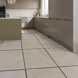 Dalles de pavage extérieures en porcelaine beige Hammer Stone 600x600x20mm, rectifiées R11, haute résistance, carreaux de céramique pour pavage extérieur - Product Image 1