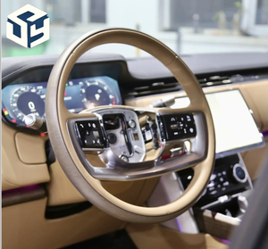 <span class=keywords><strong>Volante</strong></span> de Fibra de Carbono para Land Rover, para Range Rover, Range Rover Velar Sport, <span class=keywords><strong>Volante</strong></span> de Fibra de Carbono con Cuero Blanco y LED - Product Image 4