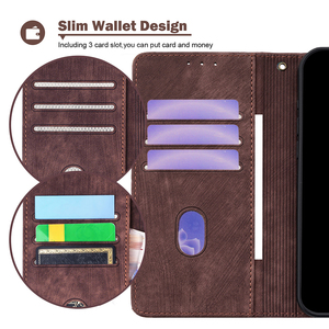 Funda de Cuero Tipo Cartera con Ranuras para Tarjetas para iPhone 17, <span class=keywords><strong>Samsung</strong></span> y Google Pixel 10 <span class=keywords><strong>Pro</strong></span>, Novedad 2026 - Product Image 3