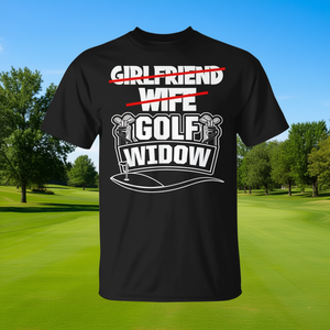 Camiseta Golf Widow para mujeres golfistas, regalo divertido con diseño de palos de golf - Product Image 3