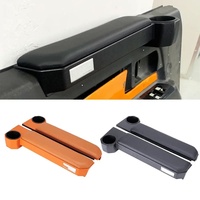 Accessoires de voiture YBJ, console, accoudoir de porte, porte-gobelet pour FJ Cruiser 2007-2024, noir, fibre de carbone, porte-gobelet FJ Cruiser