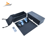 Boîte à lunettes de soleil de luxe personnalisée avec logo OEM, boîte en carton rigide pour lunettes de soleil, emballage en papier, étui pour lunettes
