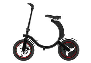 Chine usine 14 pouces 350W Scooter électrique avec moteur de moyeu arrière en alliage d'aluminium vélo pliant alimentation par batterie au lithium - Product Image 4