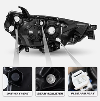Phares de voiture de haute qualité, phares halogènes, pièces de voiture pour Toyota 4RUNNER 2014 2015 2016 2017 2018 version américaine