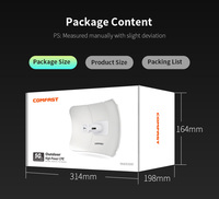 COMFAST Transmission longue portée 5.8GHz 24V POE wifi Routeurs extérieurs Antenne AP WiFi CPE Pont