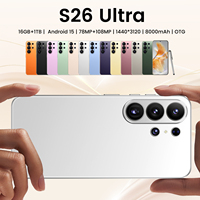S26 Ultra 16GB RAM 5G Android 1TB Vault 7.3 Pulgadas 120Hz 8000mAh 10 Núcleos Multi-Voz Compatible con la Industria Garantía Comercial Global Clon