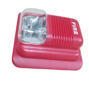 Sirène d'alarme incendie avec gyrophare IP ABS 24V <span class=keywords><strong>rouge</strong></span> à fixation murale pour système de sécurité domestique avec <span class=keywords><strong>alerte</strong></span> à décibels élevés - Product Image 3
