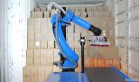 Système de robot convoyeur mobile pour le chargement et le déchargement de conteneurs de 20/40 pieds
