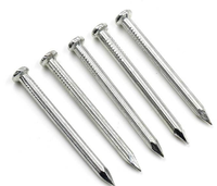 Clous en acier galvanisé à chaud, tête standard, calibre 2, tige lisse, haute résistance, pour clôtures extérieures, coffrage en béton, emballés en carton