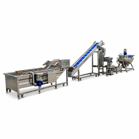 Ligne de production automatique d'eau de coco, extraction à froid, stérilisation UHT, remplissage aseptique, automatisation PLC, usine de boissons