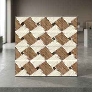 Azulejos de Cerámica para Piso, Serie Punch, Diseño Moderno a Cuadros, 300x300mm, Acabado Mate, para Interiores de Cocina - Product Image 4
