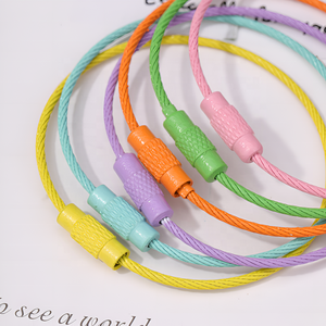 Anello Portachiavi in Filo Metallico Colorato Verniciato 1.5 * 150mm Disponibilità Immediata a Prezzo di Fabbrica Accessori per Gioielli Fai da Te Artigianali - Product Image 5