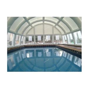 Enceintes d'<span class=keywords><strong>hiver</strong></span> de qualité commerciale dômes à bulles tente de bain gonflable couverture de piscine gonflable de natation - Product Image 3
