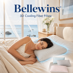 Cuscino Bellewins 3D in Tessuto Ice Dot, Rinfrescante e Delicato sulla Pelle, per Alleviare il Sudore Notturno - Product Image 2
