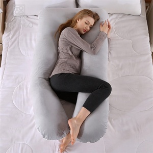 Cojín de apoyo de maternidad para mujeres embarazadas <span class=keywords><strong>y</strong></span> lactantes, cojín cómodo de cuerpo completo en forma de U para <span class=keywords><strong>embarazo</strong></span> - Product Image 3