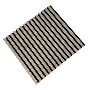 Panneau mural 3D moderne en MDF semi-circulaire rigide, panneau acoustique en polyester PET, design graphique 3D - Product Image 6