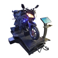 . Le plus récent appareil de course de moto électrique véritable simulateur de moto de conduite vr