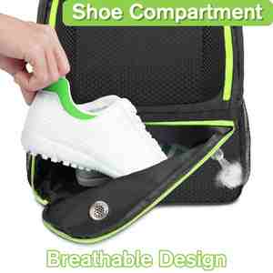 40L Sports Backpack with Ball Compartment <b>Shoe</b> Compartment and Breathable Design for Sports - Product Image 4