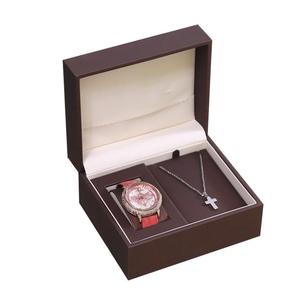 Premium Solid Color <b>Jewelry</b> <b>Gift</b> <b>Box</b> Customized Wholesale of Dual Slot <b>Gift</b> Boxes Brushed Leather <b>Gift</b> <b>Box</b> - Product Image 4