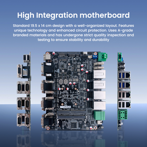 Fanless Industrial Mini <strong>PC</strong> 4 Ethernet RS232 RS485 COM <strong>Network</strong> Server Ubuntu Firewall Router GPIO 12V Phoenix <strong>Terminal</strong> Computer - Product Image 5