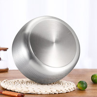Casserole japonaise en aluminium martelé Yattoko, fond plaqué, sans poignée, compatible induction, ustensile de cuisson professionnel et commercial