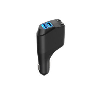Multifunción 2 en 1 Dual USB AC 100-240V Cargador de pared con enchufe de EE. UU. DC 12-24V Cargador de coche portátil QC2.0 OTP ETL FCC <span class=keywords><strong>VI</strong></span> Certificación - Product Image 1