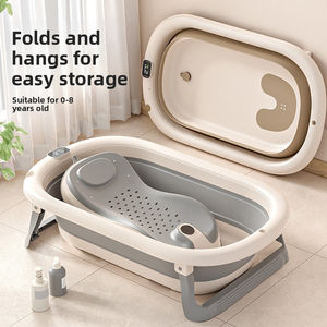 Bañera Plegable de Plástico para Bebés Summer Infants, Sensible a la Temperatura, Extra Larga y Ancha, Portátil, Diseño Seguro para Recién Nacidos - Product Image 4