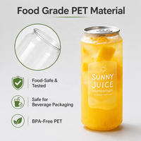 Boîtes en PET transparentes imprimées sur mesure avec couvercle à ouverture facile pour limonade, thé glacé, boissons 8oz 16oz 32oz – Vente en gros et approvisionnement en vrac