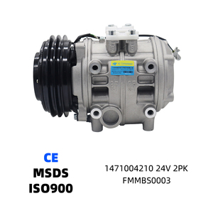 Compresor de Refrigeración 1471004210, 0472006290, 0473003250, Compresor de Aire Acondicionado Automotriz para Autobús Hino Rainbow Toyota Coaster 2004-2016 - Product Image 1