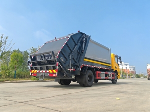 Camión Compactador de Basura SAIC Hongyan, Equipado con Motor Weichai y Contenedor de Basura de 14 o 16 Metros Cúbicos - Product Image 4
